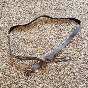 NWOT brown embroidered belt size 16W free w bundle